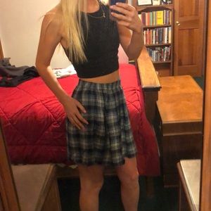 Plaid Mini Skirt